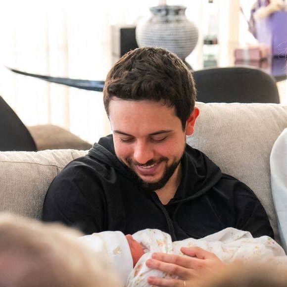 Naissance de la princesse Iman de Jordanie, fille du prince Hussein de Jordanie et de sa femme la princesse Rajwa au Centre Médical King Hussein à Amman. Le 3 août 2024