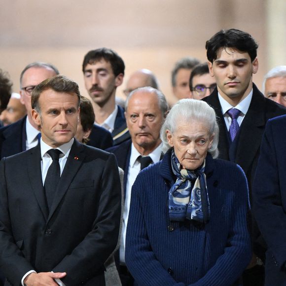 Ils accompagnaient leur mère lors de la cérémonie nationale du 9 octobre 2025.

Brigitte Macron, le président français Emmanuel Macron, Elisabeth Badinter, Simon Badinter et Judith Badinter, lors de la cérémonie d'intronisation de Robert Badinter, ancien ministre de la Justice, au Panthéon à Paris, France, le 9 octobre 2025.  Photo par Eliot Blondet/ABACAPRESS.COM
