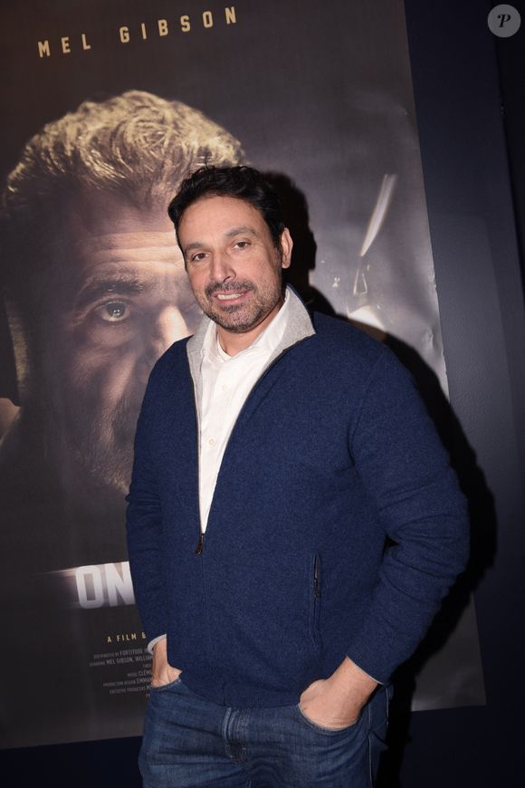 Bruno Salomone à la première du film "On the Line" dans la dernière salle de cinéma du quartier Saint-Germain-des-Prés le Silencio des Prés à Paris, France, le 12 janvier 2023. © Rachid Bellak/Bestimage