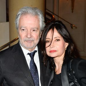 Pierre Arditi avec sa femme Evelyne Bouix - Dîner de gala de la première édition des prix "les Stéthos d'Or" en faveur de la Fondation pour la recherche en physiologie dont le docteur Frédéric Saldmann est le directeur scientifique à l'hôtel George V à Paris. © Coadic Guirec/Bestimage