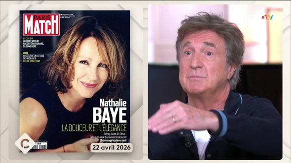François Cluzet dans "C à vous" le 25 avril rend hommage à Nathalie Baye. Capture d'écran/France 5