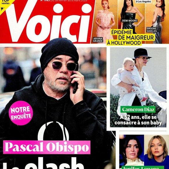 La Une du magazine Voici du vendredi 28 février 2025