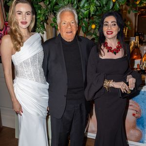 Karina Bogdanova, Massimo Gargia et Chahrazad Rizh. au dîner de Noël organisé par M.Gargia et C.Rizk au restaurant La Baia Paris le 23 novembre 2025.
© Sébastien Frémont / Bestimage