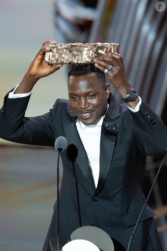Abou Sangaré (César de la révélation masculine) - Cérémonie de la 50ème édition de la cérémonie des César à l'Olympia à Paris, France, le 28 février 2025 © Dominique Jacovides - Olivier Borde / Bestimage