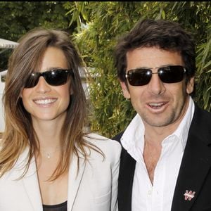 Celine Bosquet et Patrick Bruel - people à la quinzième journée des Internationaux de France de tennis de Roland Garros 2011. Rindoff-Jacovides / Bestimage