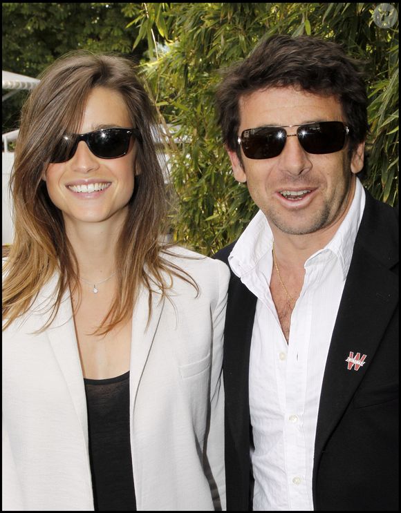 Celine Bosquet et Patrick Bruel - people à la quinzième journée des Internationaux de France de tennis de Roland Garros 2011. Rindoff-Jacovides / Bestimage