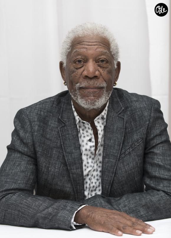 Morgan Freeman lors de la conférence de presse du film ''Braquage à l'ancienne''' (Going In Style) au Whitby Hotel à New York, le 25 mars 2017 
©Action Press / Bestimage