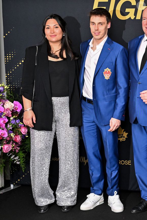 Louis et Marie Ducruet durant la soirée de Gala au Fairmont Hotel à Monaco après  la cinquième édition de la Fight Aids Cup, un match de football caritatif qui s'est déroulé au stade Louis II à Monaco, le 22 janvier 2025
© Bruno Bebert / Bestimage