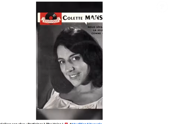 Colette Mansard lors du tournage de son portrait pour "The Voice 2025"