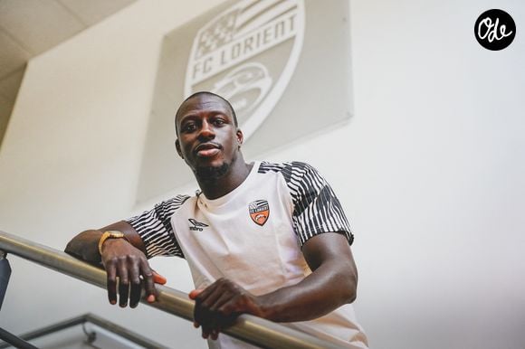Le défenseur français, Benjamin Mendy signe pour deux saisons au FC Lorient le 19 juillet 2023.  Il a été jugé non-coupable de viol et tentative de viol le 14 juillet dernier. Bruno Perrel / Panoramic / Bestimage
