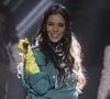 Malgré cette rigoureuse préparation, la chanteuse a été contrainte d'interrompre ses représentations à la mi-février en raison d'un surmenage sévère.

Shy'm - Enregistrement de l'émission "Tout le monde chante contre le cancer" au Palais des Congrès à Paris, diffusée le 23 décembre sur W9 © Gorassini-Moreau/Bestimage