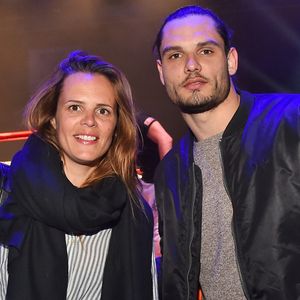 Laure Manaudou et son frère Florent Manaudou lors du gala de boxe organisé par Univent Production au Palais des Sports de Marseille. © Bruno Bebert/Bestimage