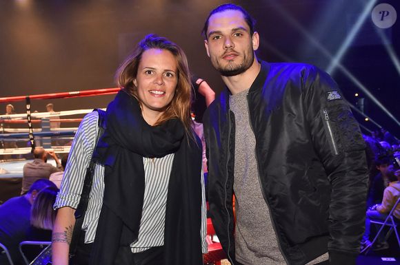 Laure Manaudou et son frère Florent Manaudou lors du gala de boxe organisé par Univent Production au Palais des Sports de Marseille. © Bruno Bebert/Bestimage