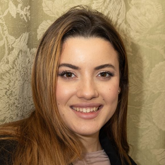 Exclusif - Malou Khebizi - Présentation de la nouvelle collection de la marque Oud automne/hiver 2025-2026 dans les salons des restaurants Lafayette à Paris. Le 3 février 2025.
© Jeremy Melloul / Bestimage