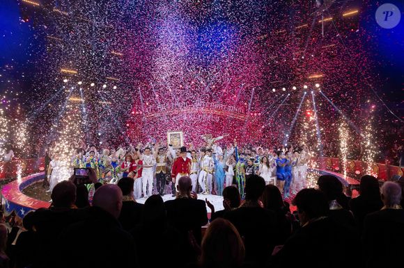 Soirée de clôture du 47ème Festival International du Cirque de Monte-Carlo sous le chapiteau de Fontvieille à Monaco, le 21 janvier 2025. © Olivier Huitel / Pool Monaco / Bestimage