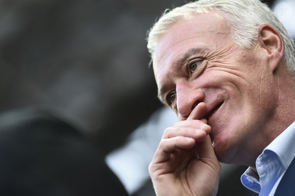 Didier Deschamps (France) lors du match amical international entre la France et l'Italie au stade Allianz Riviera le 1er juin 2018 à Nice, France. Photo Fabio Ferrari/La Presse/ABACAPRESS.COM