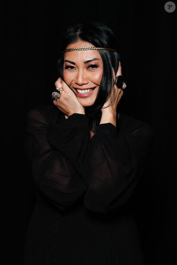 Anggun dans les backstages de l'enregistrement de l'émission "La grande soirée des comédies musicales", présentée par E.Gossuin et H.Segara et diffusée le 26 mars sur W9

© Christophe Clovis / Bestimage
