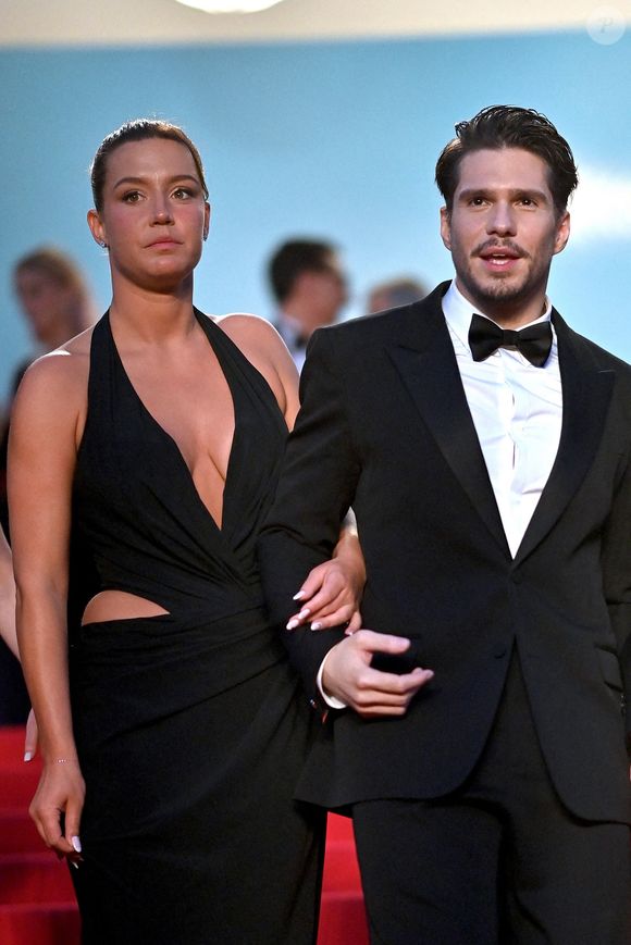 Adèle Exarchopoulos, Francois Civil assistent à la projection de L'Amour Ouf au 77ème Festival de Cannes au Palais des Festivals le 23 mai 2024 à Cannes, France. Photo by Franck Castel/ABACAPRESS.COM