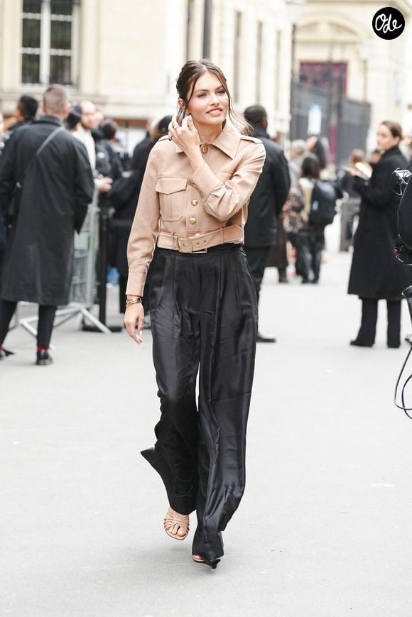 Thylane Blondeau au défilé de mode Zimmerman lors de la Fashion Week de Paris, Prêt-à-Porter Femme Printemps-Été 2026 au Carreau du Temple à Paris, le 6 octobre 2025.

© Lucia Sabatelli / Bestimage