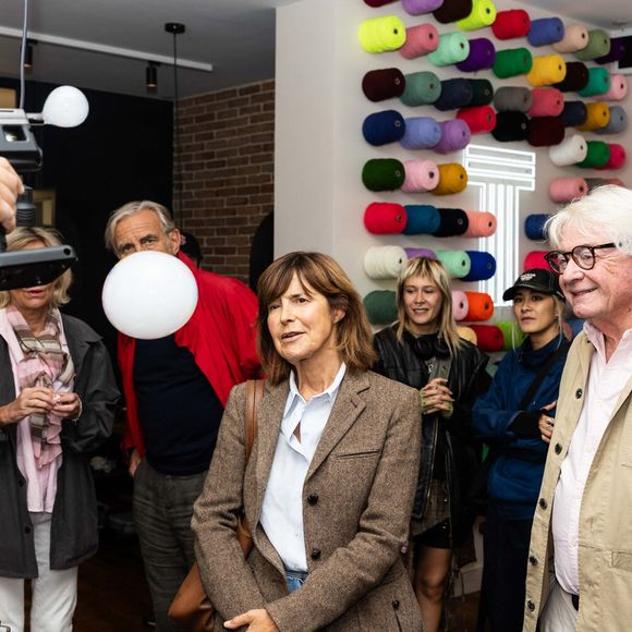 Exclusif - Patrice Carmouze et Guests à l'inauguration de la boutique de Ninon Dechavanne un Tufting Studio, un atelier dédié à l'exploration créative,où chacun peut s'initier à l'art du Tufting et concevoir sa propre œuvre, à Paris, France, le 11 septembre 2025. © Julien Sarkissian/Bestimage