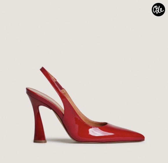 Mules à talons en croûte ivoire // Escarpins slingbacks à bouts pointus
