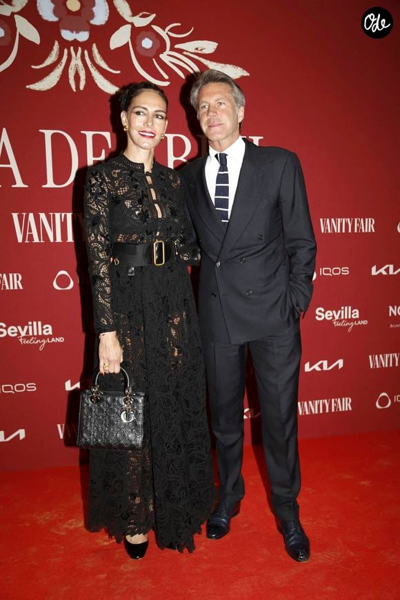 Le prince Emmanuel-Philibert de Savoie et Adriana Abascal au photocall Vanity Fair: La noche del Pescaito pour Abril Fair 2025 à Séville le 5 mai 2025. 

Photo : Cordon / Bestimage