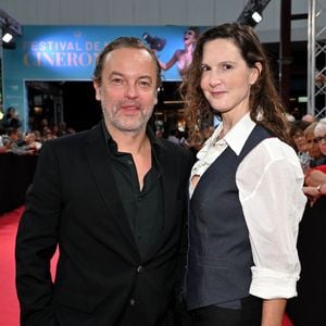 Patrick Mille et Justine Lévy durant le soirée de clôture du festival Cinéroman au Pathé gare du Sud, à Nice le 4 octobre 2025. © Bebert-Jacovides/Bestimage