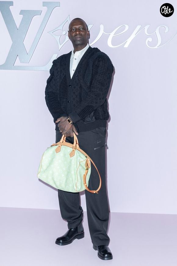 Omar Sy lors du photocall pour le défilé Louis Vuitton prêt à porter hommes Automne / hiver  2025 - 2026 lors de la fashion week à Paris.

© Olivier Borde /Bestimage