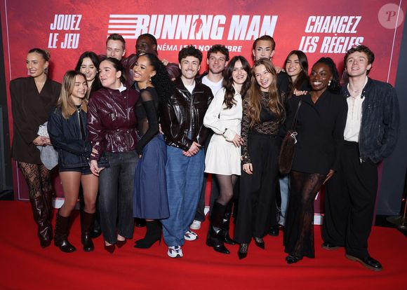 Les élèves de la Star Academy 2025 (G-D) Mélissa, Ambre, Théo L., Lily, Noah, Léane, Léo, Théo P., Jeanne, Victor, Anouk, Ema, Sarah et Bastiaan lors de la première de Running Man au cinéma UGC Ciné Cité Bercy à Paris le 3 novembre 2025.

© Denis Guignebourg / Bestimage