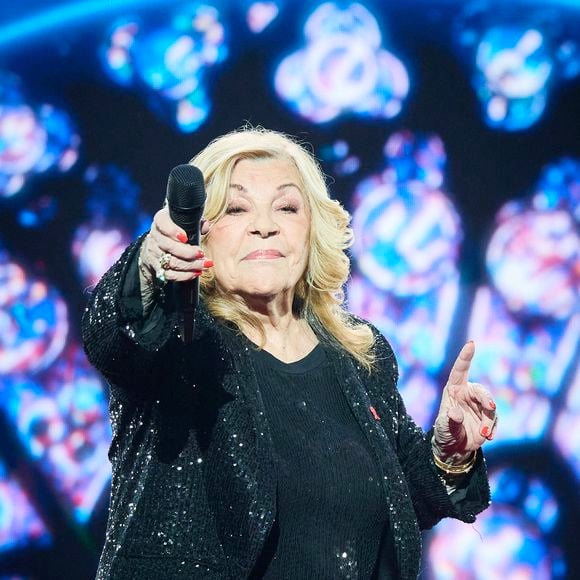 Exclusif - Nicoletta lors de l’enregistrement de l’émission “Les stars s’unissent pour le Sidaction” au théâtre Marigny à Paris, France, le 11 mars 2025. L’émission sera diffusée en prime le 22 mars sur France 2. © Guirec-Moreau/ Bestimage