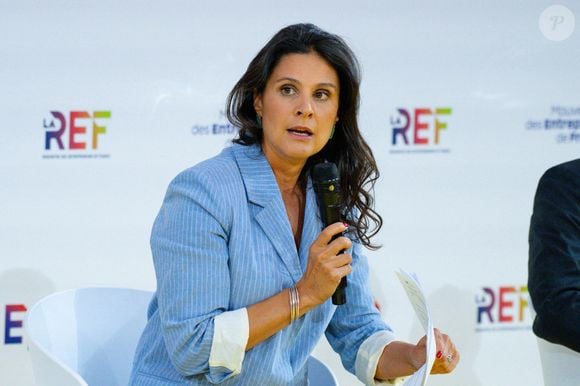 Apolline de Malherbe lors de la Rencontre des entrepreneurs français LAREF25 à Roland Garros le 28 août 2025 à Paris, France. © Federico Pestellini / PsnewZ / Bestimage -