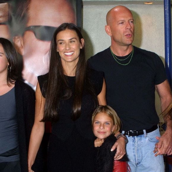 Archives - Bruce Willis et Demi Moore à Hollywood en famille. ALAIN ROLLAND / MAXIMA PROD / BESTIMAGE