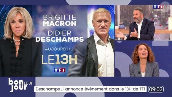 Marie-Sophie Lacarrau dévoile les coulisses de la révélation de Didier Deschamps, dans "Bonjour", le 8 janvier 2025, sur TF1