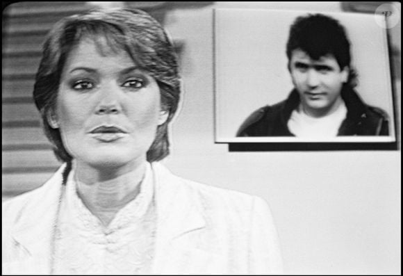 Annonce de la mort de Daniel Balavoine à la télévision, le 14 janvier 1986. Photo de Bestimage