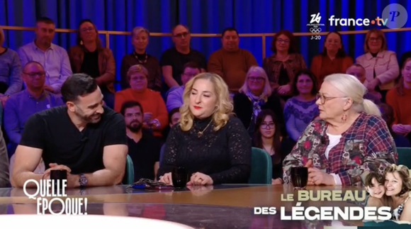 Josiane Balasko et Marilou Berry sur le plateau de "Quelle Époque" le 17 janvier 2026, sur France 2
