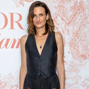 Mais pour Vanity Fair ce 26 février, elle a fait une petite exception
Exclusif -  Camille Cottin - Photocall du dîner Dior Madame Figaro à la "Terrasse by Albane" sur le rooftop de l'hôtel JW Marriott lors du 77ème Festival International du Film de Cannes le 15 mai 2024. © Olivier Borde/Bestimage