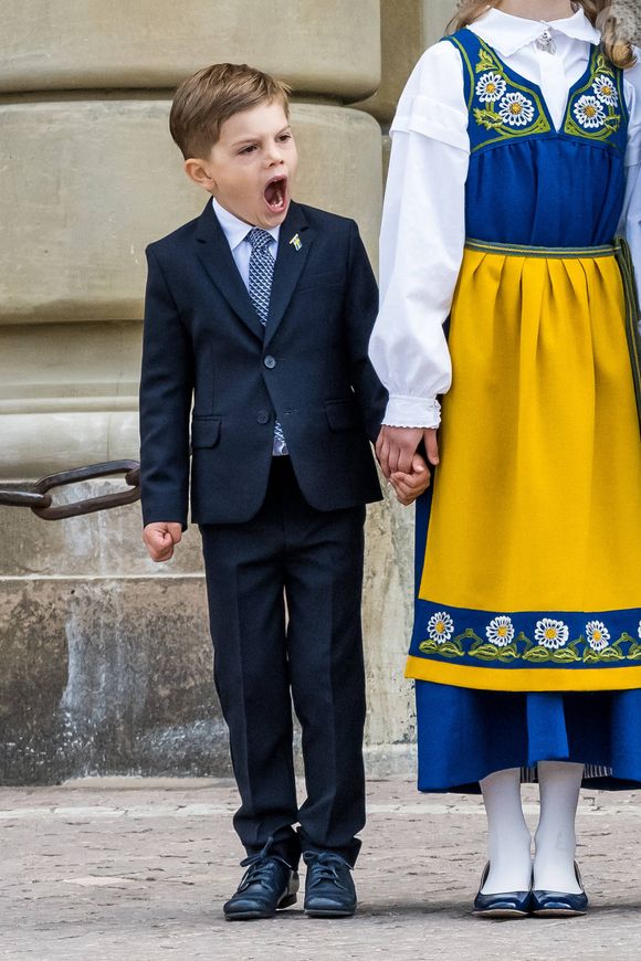 Il figure aussi dans la lointaine succession au trône britannique, comme descendant de la reine Victoria.

La princesse Victoria, le prince Daniel de Suède et leurs enfants la princesse Estelle et le prince Oscar de Suède lancent la "Journée portes ouvertes des châteaux" au Palais Royal de Stockholm lors de la Fête Nationale, le 6 juin 2022. Bestimage