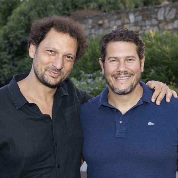Exclusif - Eric Antoine, Vincent Parisi (champion du monde de ju-jitsu) - Personnalités à la représentation de la pièce de théâtre "Glenn, naissance d'un prodige" lors du Festival de Ramatuelle. Le 7 août 2023
© Cyril Bruneau / Festival de Ramatuelle / Bestimage