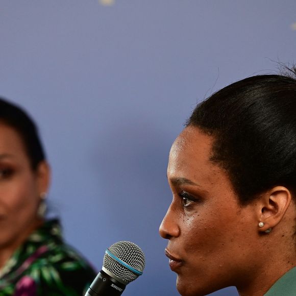 Une conférence sur le thème de la création de nouveaux horizons entre sport et divertissement avec Adil Rami, Sarah Ourahmoune, Allison Pineau et Inès Lagdiri-Nastasi au Loft Akili Mirari - Hôtel Five Seas à Cannes le mardi 19 mai 2026. © Romain Doucelin / Bestimage