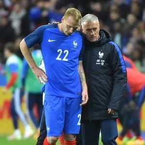 Le Français Jeremy Mathieu lors du match international amical de football, France vs Russie au Stade de France à Saint-Denis, banlieue de Paris, France le 29 mars 2016. La France s'est imposée 4-2. Photo by Christian Liewig/ABACAPRESS.COM