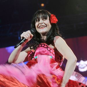 La chanteuse Lio - Concert "Stars 80". Paris, le 12 avril 2013. Agence / Bestimage