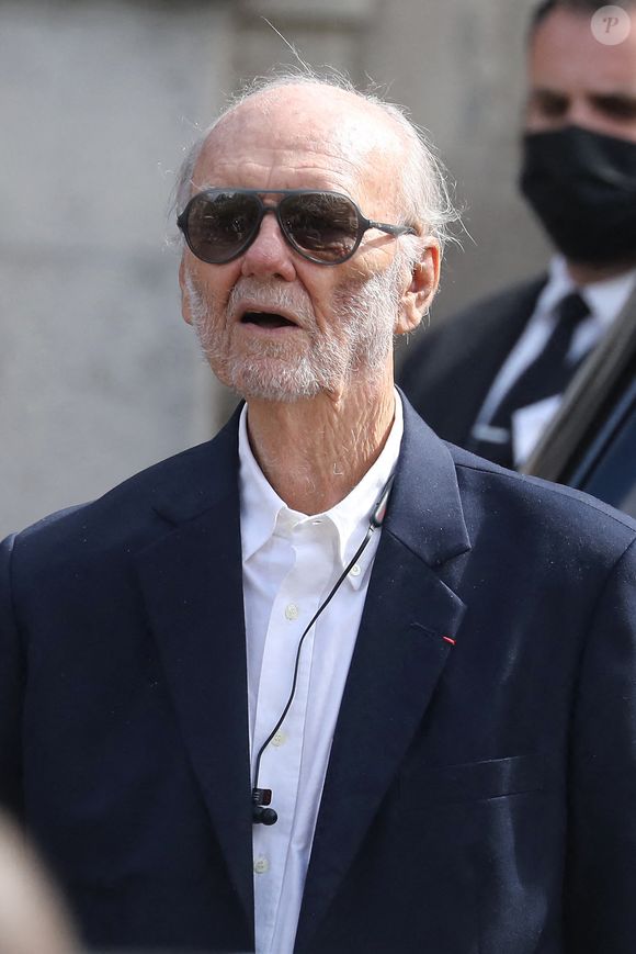 Christian Brincourt - Sorties - Obsèques de Jean-Paul Belmondo en l'église Saint-Germain-des-Prés, à Paris le 10 septembre 2021.
© Dominique Jacovides / Bestimage