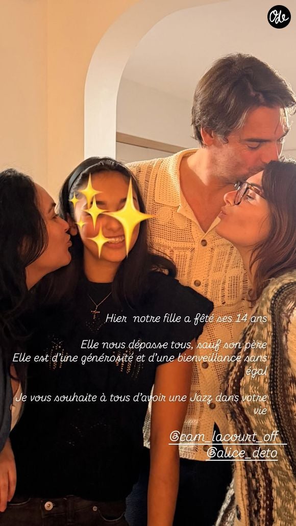 Valèrie Bègue a célébré l'anniversaire de sa fille en compagnie de Camille Lacourt et Alice Detollenaere. Capture d'écran Instagram