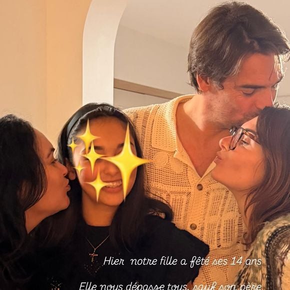 Valèrie Bègue a célébré l'anniversaire de sa fille en compagnie de Camille Lacourt et Alice Detollenaere. Capture d'écran Instagram