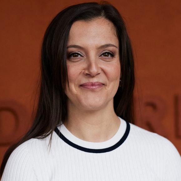 Camille Lellouche - Les célébrités au village lors des Internationaux de France de tennis de Roland Garros 2024 à Paris. Le 5 juin 2024. 
© Jacovides-Moreau/Bestimage