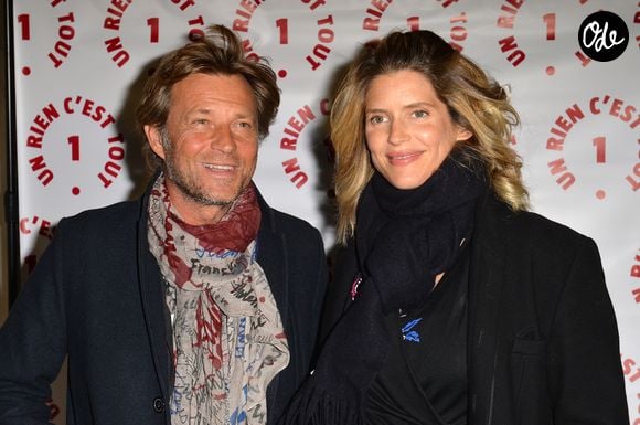Laurent Delahousse et sa compagne Alice Taglioni (enceinte) lors d'une visite privée et d'un dîner de gala caritatif donné en faveur des actions de l'association "Un Rien C'est Tout" au musée Rodin à Paris, France, le 19 septembre 2019. © Veeren/Bestimage