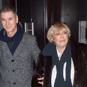 Etienne Daho et Marianne Faithfull arrivent à la première du documentaire 'Marianne Faithfull, fleur d&