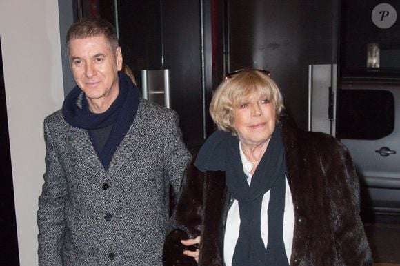 Etienne Daho et Marianne Faithfull arrivent à la première du documentaire 'Marianne Faithfull, fleur d&