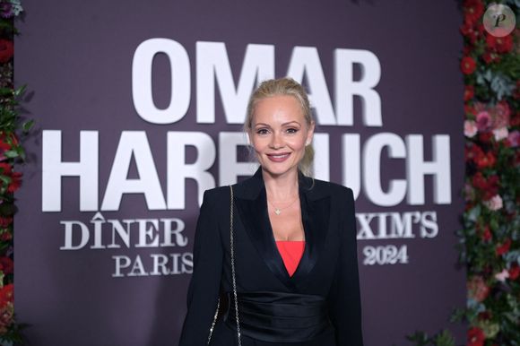 Beatrice Rosen au photocall de la soirée Omar Harfouch "Dîner chez Maxim's" à Paris le 9 octobre 2024. © Rachid Bellak / Bestimage