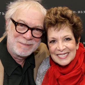 Catherine Laborde et son mari Thomas Stern - Salon du livre de Paris le 16 mars 2019. © Cédric Perrin/Bestimage